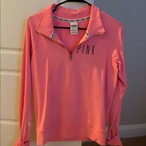Women’s VS Pink half zip pullover